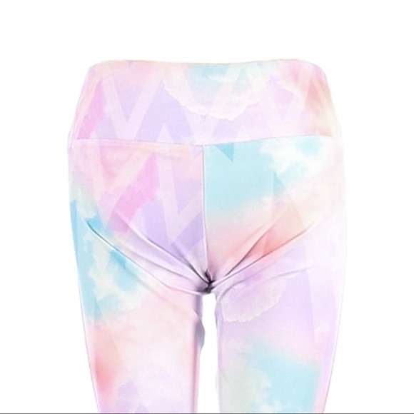 Onzie Candy Cloud Yoga Pastel Sprinter Capri Leggings Size S/M - Picture 6 of 11